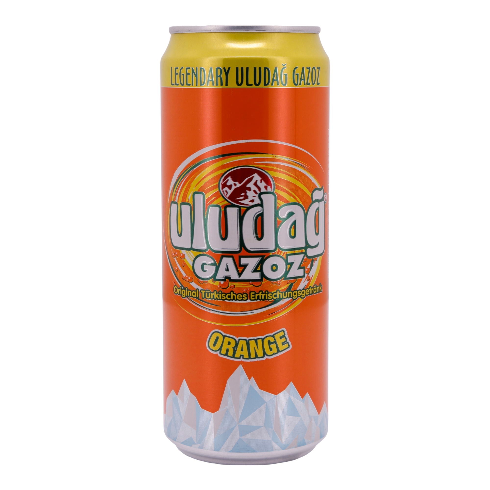 Gazoz Orange Uludağ | Getränk | Erfrischungsgetränk mit Orangen-Geschmack | 330 ml ULUDAG